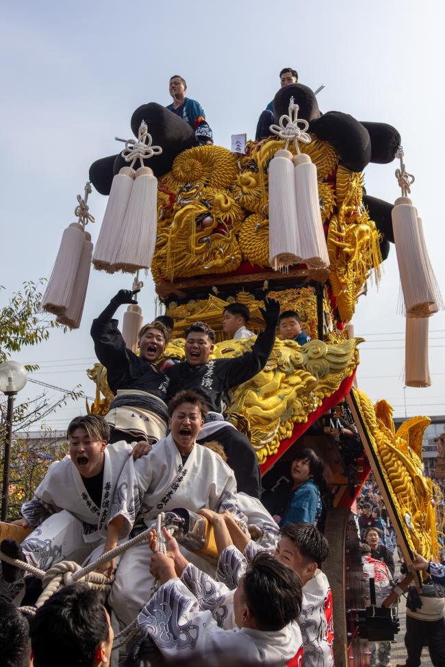 特選（観光物産協会長賞）　「声出していこ！！サ～エンヤ～！！」　瀬川　悟