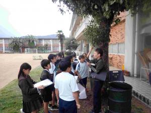 フィールドワーク 観察風景