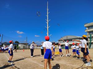森林ふれあい体験 輪投げ