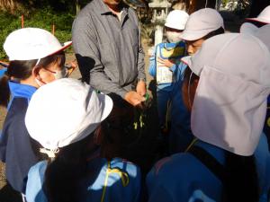 森林ふれあい体験 林業機器 説明