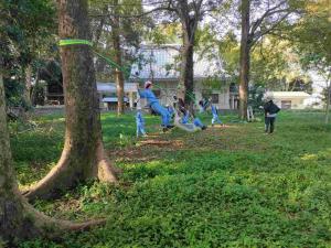 森林ふれあい体験 ブランコ