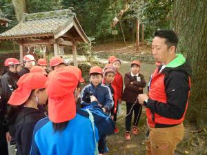 森林ふれあい体験 林業機器 説明