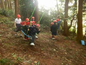 森林ふれあい体験 ブランコ