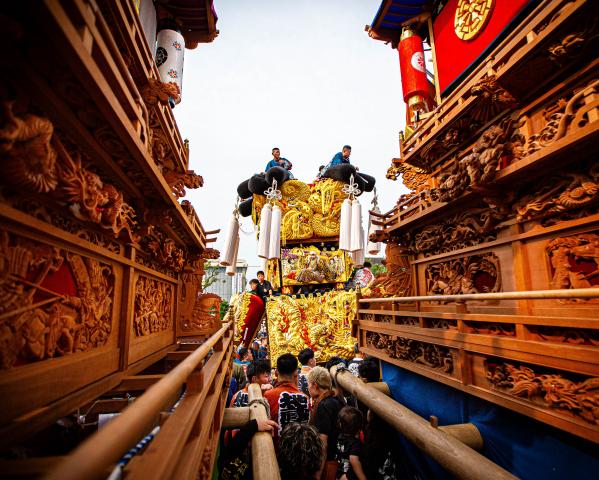 入選　「だんじり」　森口　昭十四