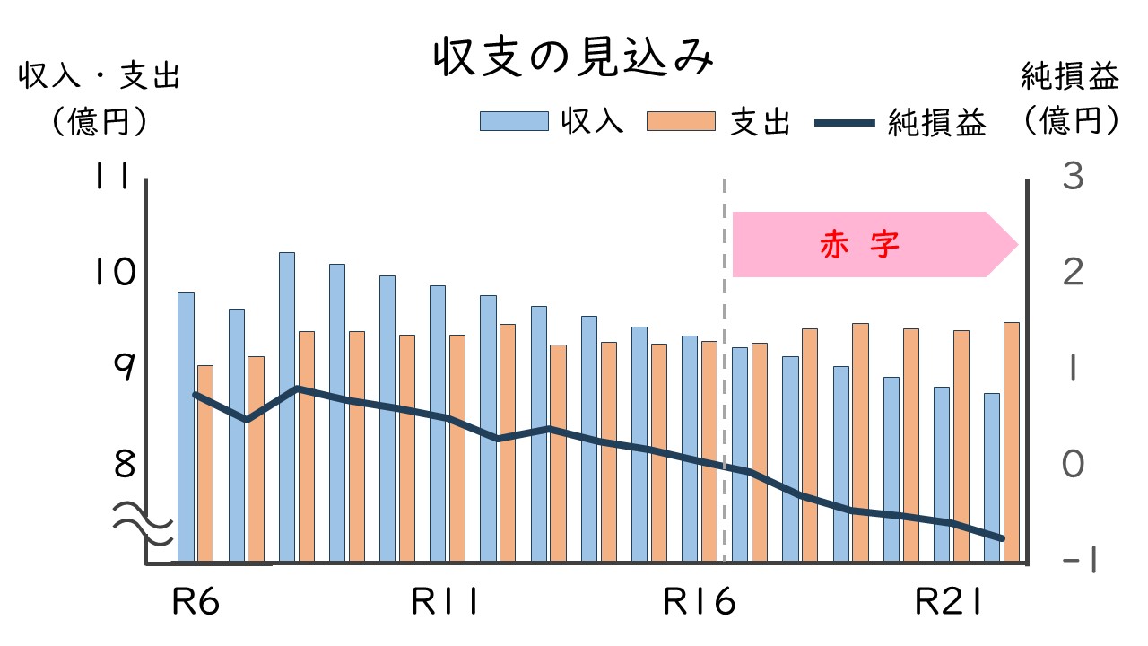 収支の見込み