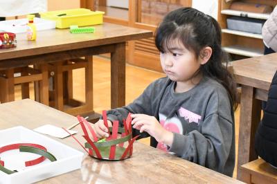 編み込んでいきます