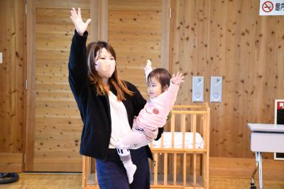 お母さんと一緒に！