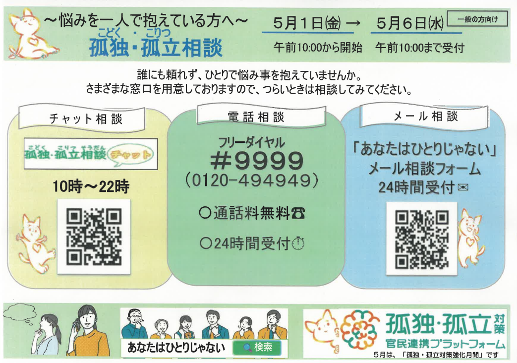 孤独・孤立相談