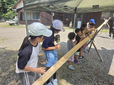 千町棚田そうめん流し
