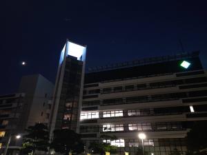 ブルーライトアップ写真