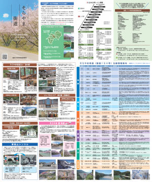 そらやま街道ドライブマップ(表:通信面)