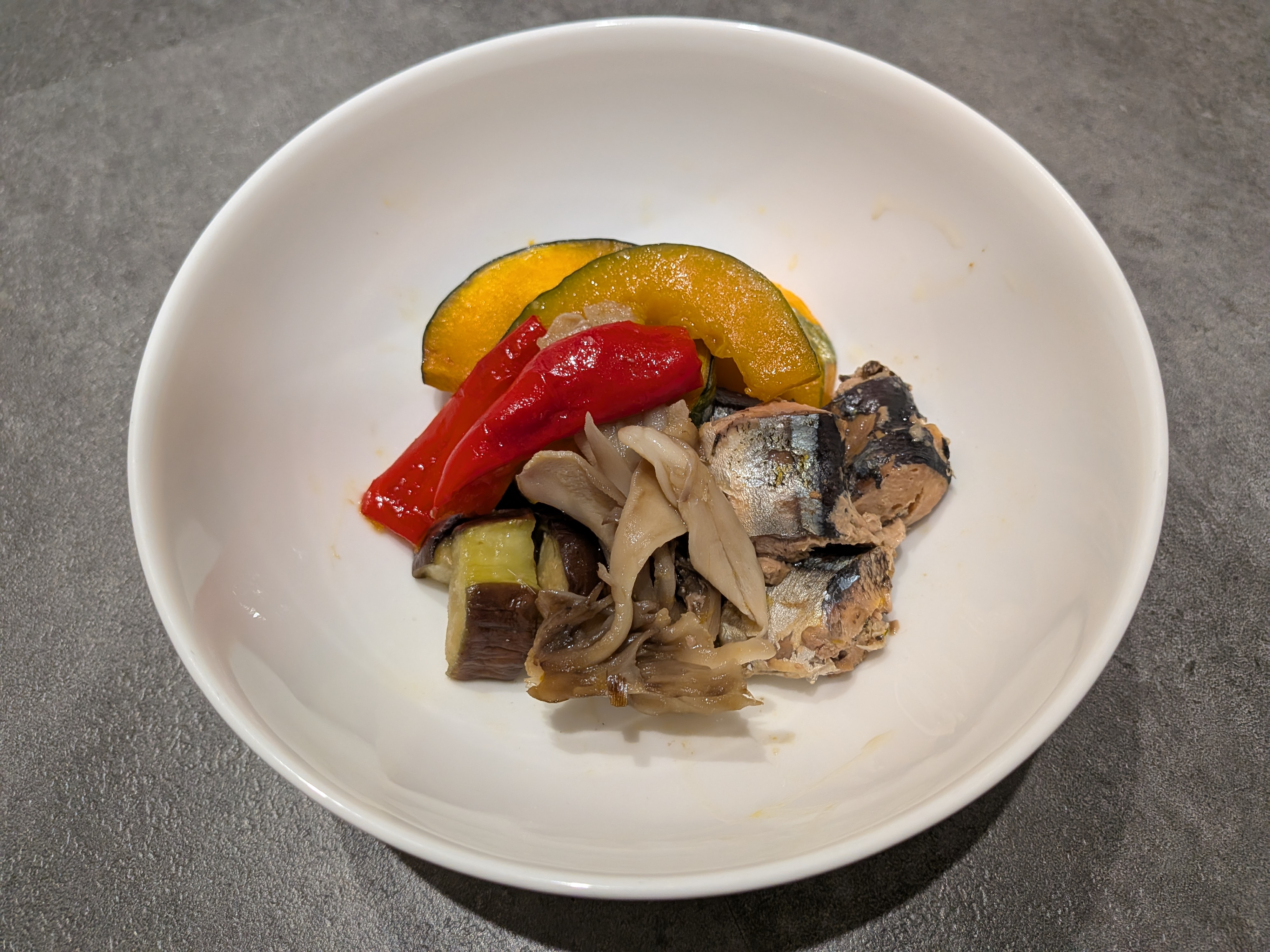 さんまと野菜の焼き浸し